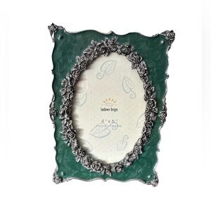 Sunflower Design Enamel Picture Frame.